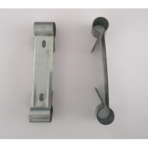 Galvanized connecting rod for tubular rolling shutters