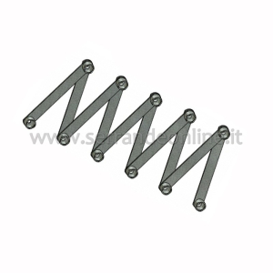 Galvanised side chain for connecting rod