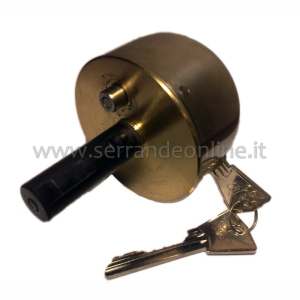 Sphere round brass lock in bronze for rolling shutter