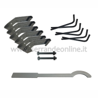 Spring shafts kit with six springs