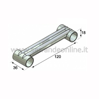 Galvanized connecting rod for tubular rolling shutters