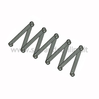Galvanised side chain for connecting rod