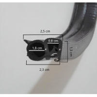 PVC weather stripping